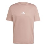 Tricou cu Mânecă Scurtă Bărbați Adidas 3stripes Alb Roz