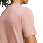 Tricou cu Mânecă Scurtă Bărbați Adidas 3stripes Alb Roz