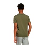 Tricou cu Mânecă Scurtă pentru Copii Adidas Lin 160 Negru Kaki