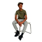 Tricou cu Mânecă Scurtă pentru Copii Adidas Lin 160 Negru Kaki