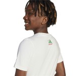 Tricou cu Mânecă Scurtă pentru Copii Adidas Pizza Alb