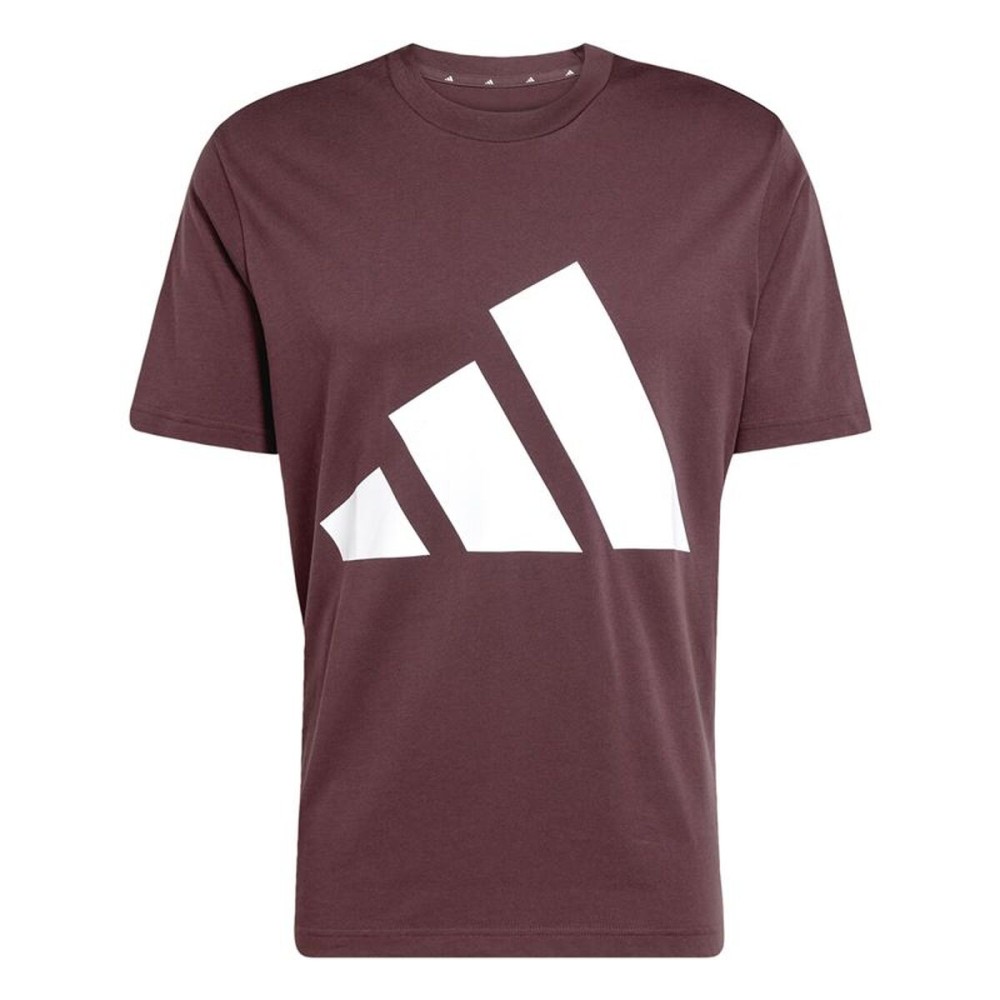 Tricou cu Mânecă Scurtă Bărbați Adidas Big Logo Sj Castaniu