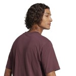 Tricou cu Mânecă Scurtă Bărbați Adidas Big Logo Sj Castaniu