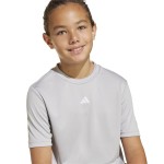Tricou cu Mânecă Scurtă pentru Copii Adidas Tr-Essentials Gri deschis