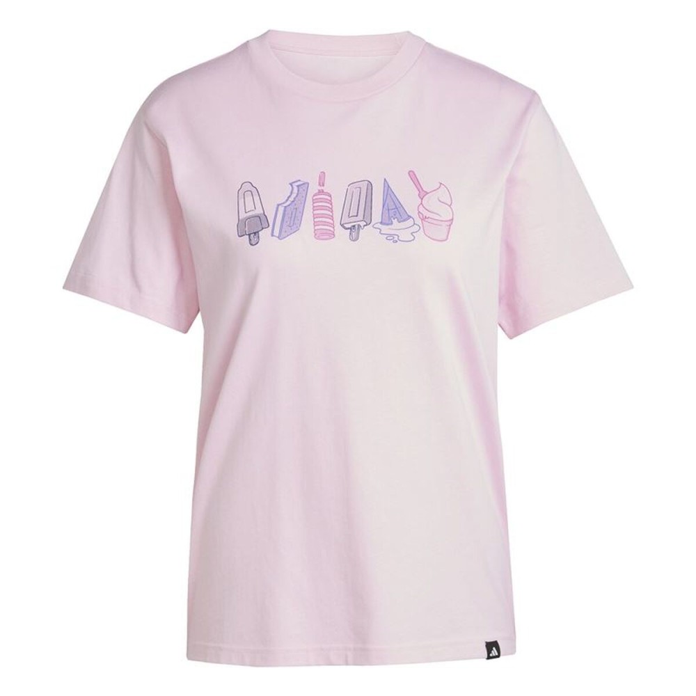 Tricou cu Mânecă Scurtă Femei Adidas Roz