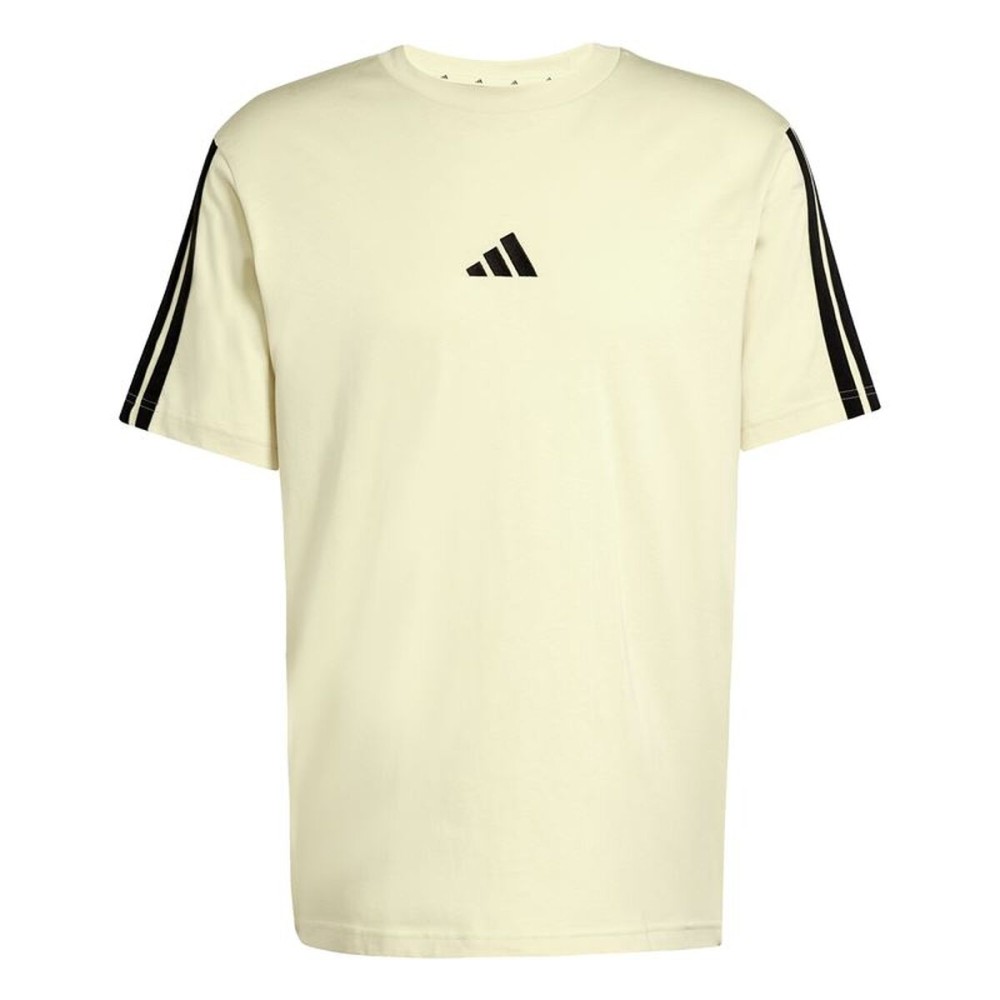 Tricou cu Mânecă Scurtă Bărbați Adidas 3stripes Bej
