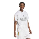 Tricou cu Mânecă Scurtă Bărbați Adidas Tiro Np Alb