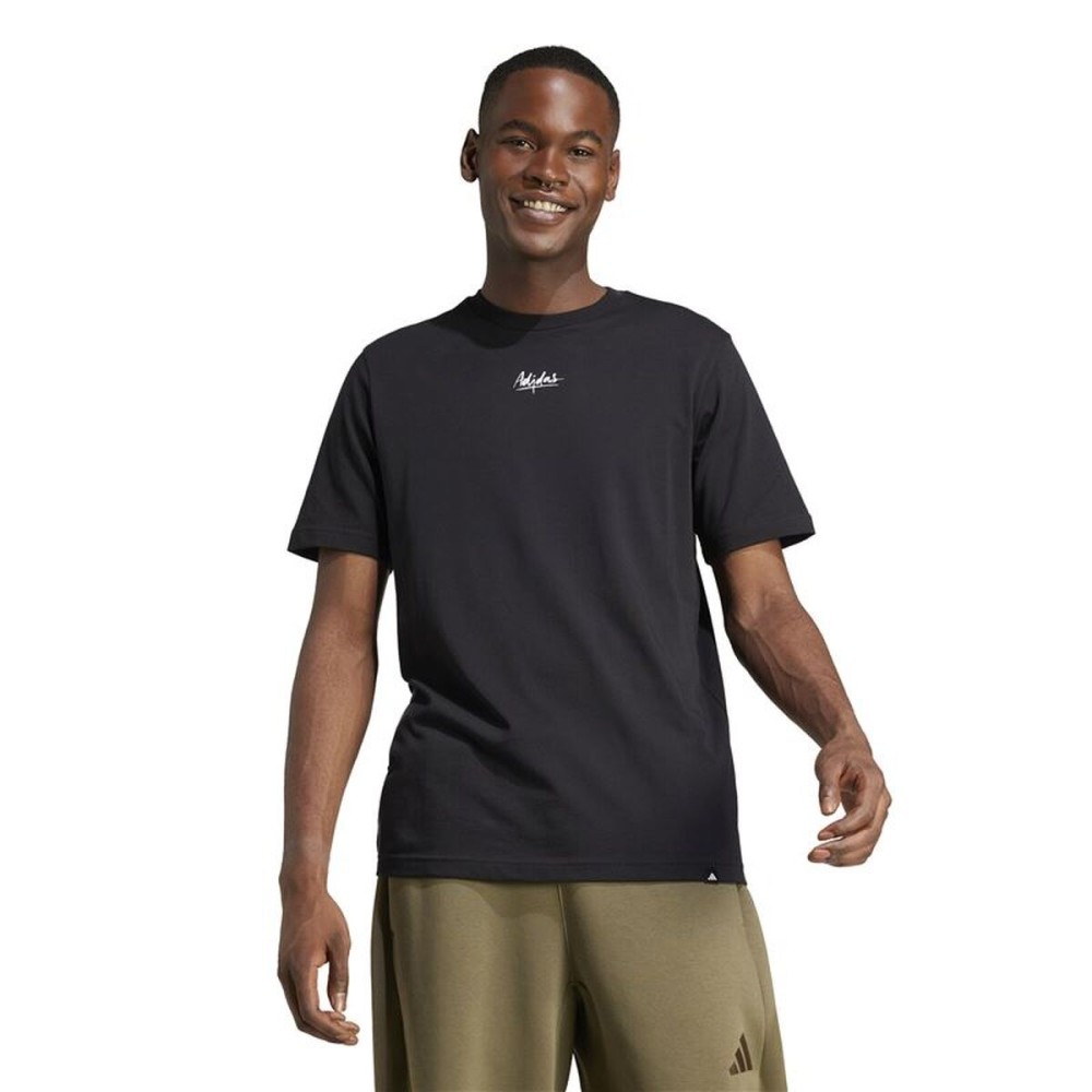 Tricou cu Mânecă Scurtă Bărbați Adidas Lemon Negru