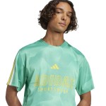 Tricou cu Mânecă Scurtă Bărbați Adidas Tiro Np Alb Acvamarin