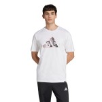 Tricou cu Mânecă Scurtă Bărbați Adidas Photo Logo Alb