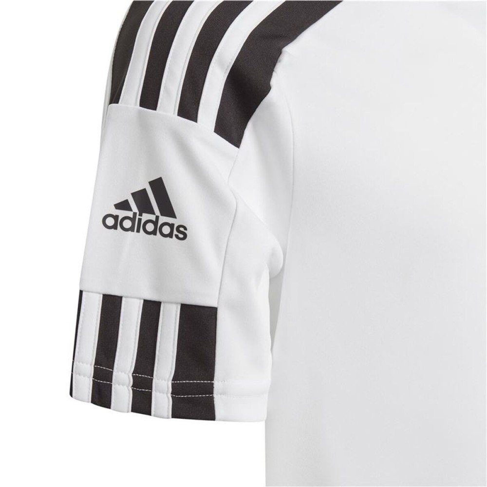 Tricou de Fotbal cu Mânecă Scurtă pentru Copii Adidas Squad 21 Alb