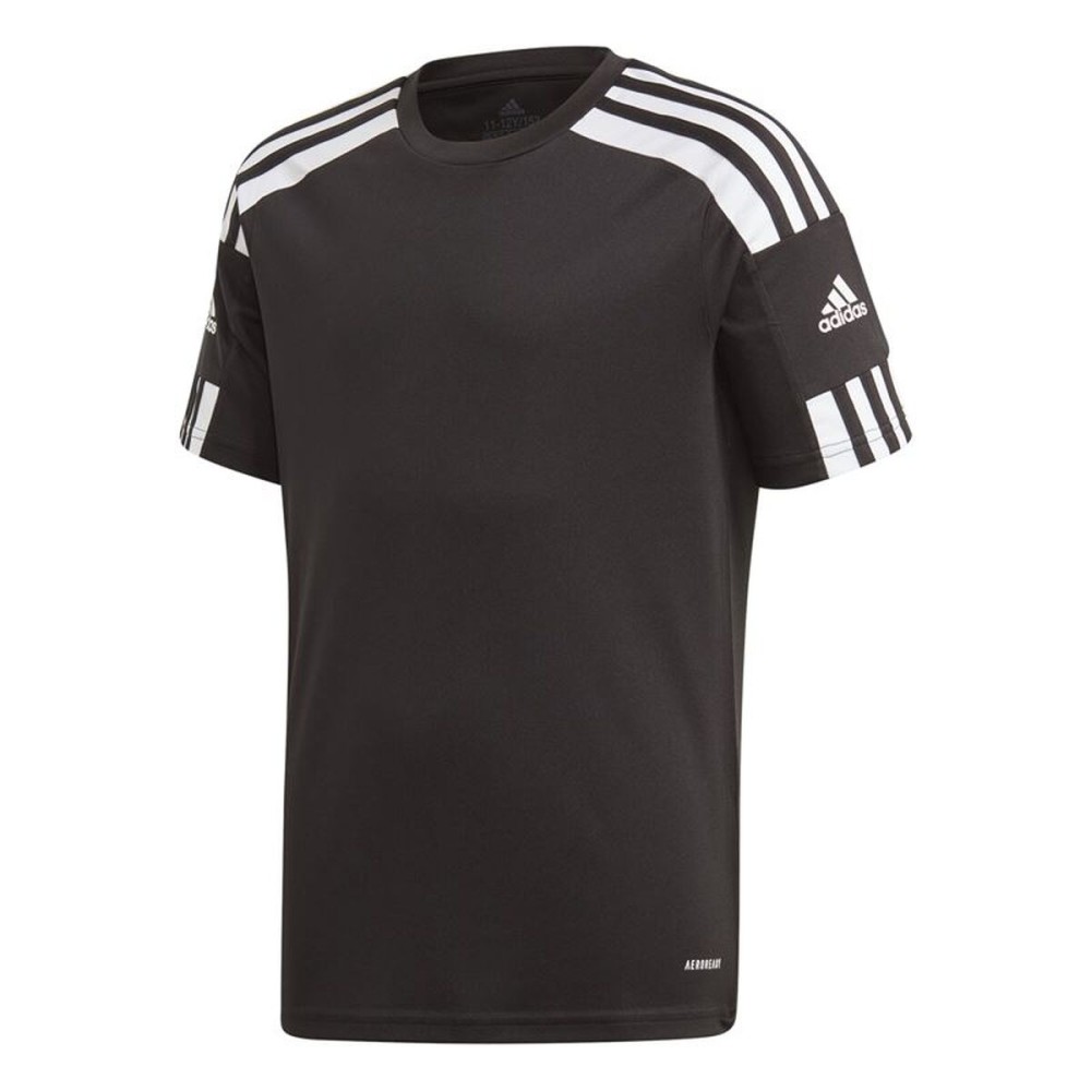 Tricou de Fotbal cu Mânecă Scurtă pentru Copii Adidas Squad 21 Negru