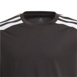 Tricou de Fotbal cu Mânecă Scurtă pentru Copii Adidas Squad 21 Negru