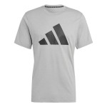 Tricou Sport cu Mânecă Scurtă Adidas Essentials Tr-Es Fr Logo Gri deschis