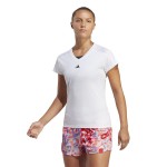 Tricou cu Mânecă Scurtă Femei Adidas Essentials Minimal Alb Fitness
