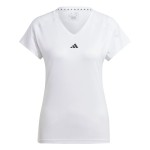 Tricou cu Mânecă Scurtă Femei Adidas Essentials Minimal Alb Fitness