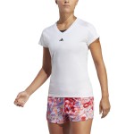 Tricou cu Mânecă Scurtă Femei Adidas Essentials Minimal Alb Fitness