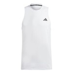 Tricou de Bărbați fără Mâneci Adidas Training Essentials Alb