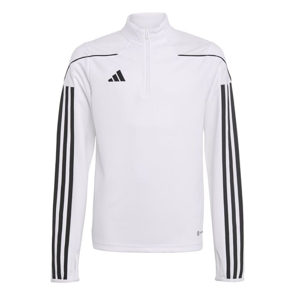 Tricou cu Mânecă Lungă pentru Copii Adidas Tiro 23 Alb