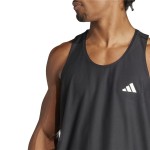 Tricou de Bărbați fără Mâneci Adidas Own Ther Run Negru