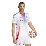 Tricou de Fotbal cu Mânecă Scurtă Bărbat Adidas Olympique Lyonnais 24/25 Home