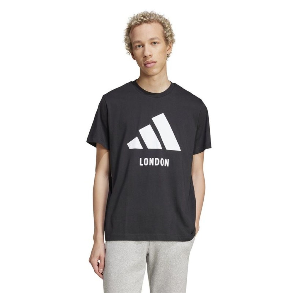 Tricou cu Mânecă Scurtă Bărbați Adidas London Negru