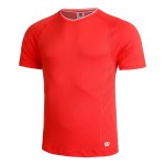 Tricou cu Mânecă Scurtă Bărbați Wilson Wilson Team Seamless Crew Roșu Padel
