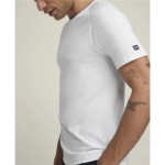 Tricou cu Mânecă Scurtă Bărbați Wilson Wilson Team Seamless Crew Alb Padel