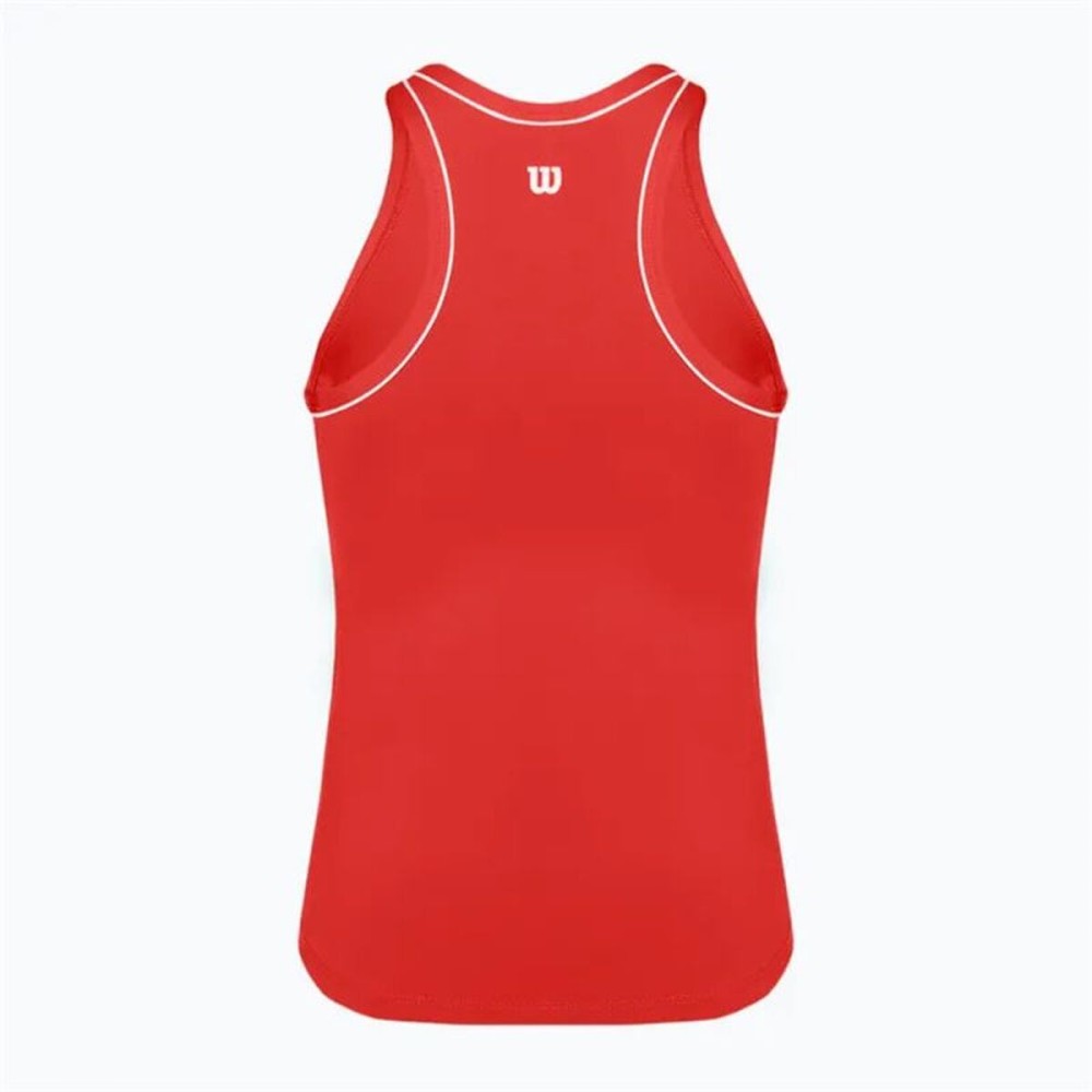 Tricou cu Bretele Damă Wilson Team Tank Roșu Padel