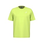 Tricou cu Mânecă Scurtă Bărbați Head Slice II Verde lămâie Padel