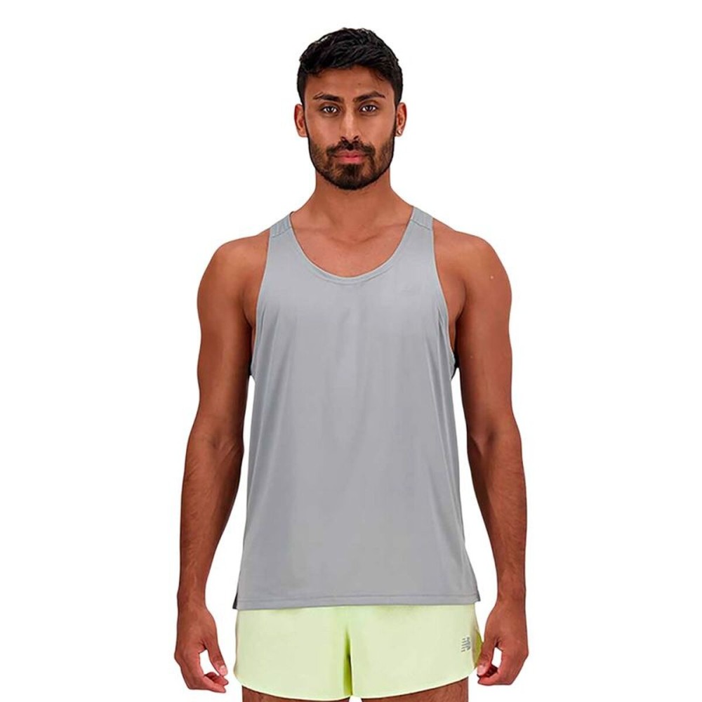 Tricou cu Bretele Bărbat New Balance Sport Essentials Singlet Gri