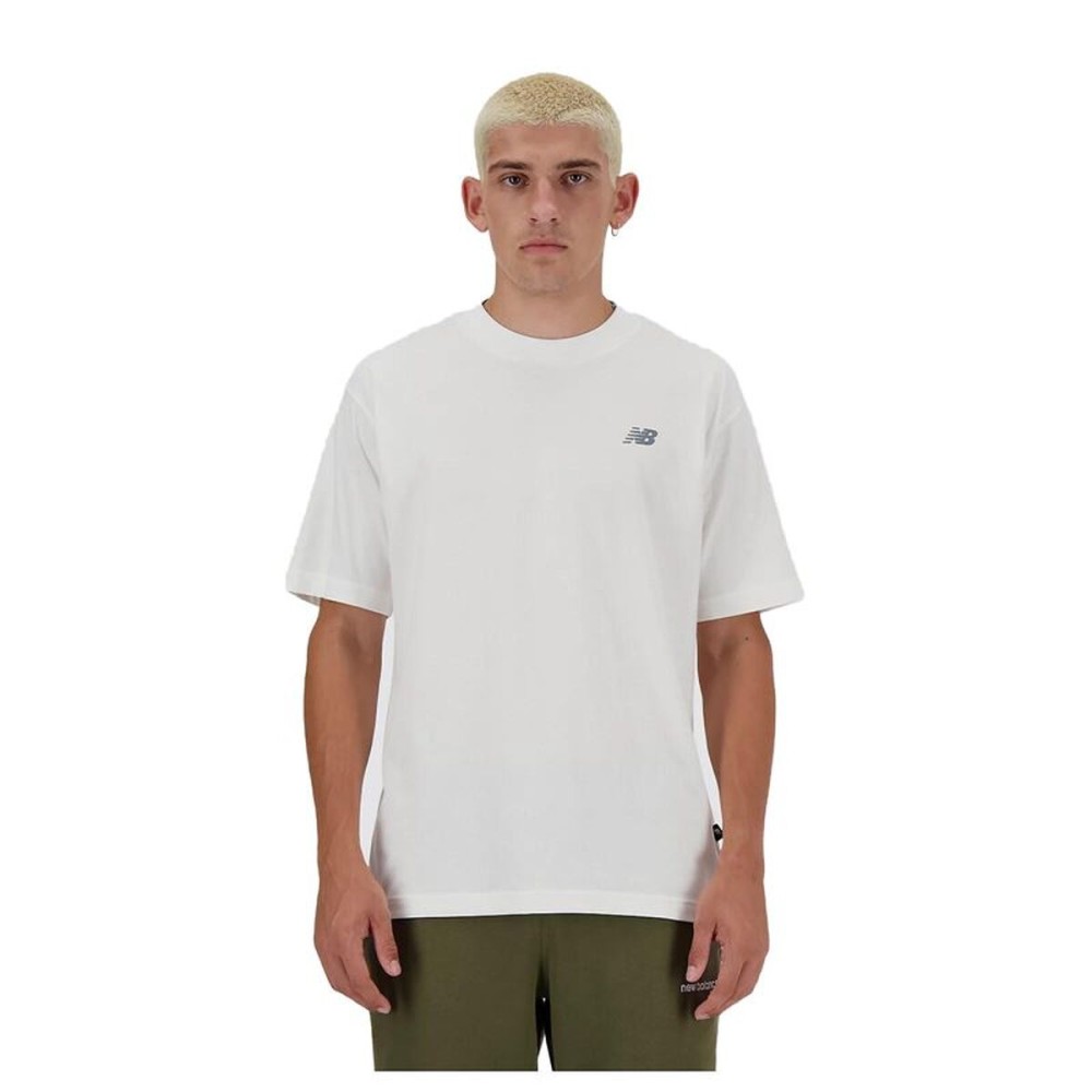 Tricou cu Mânecă Scurtă Bărbați New Balance Sport Essentials Alb