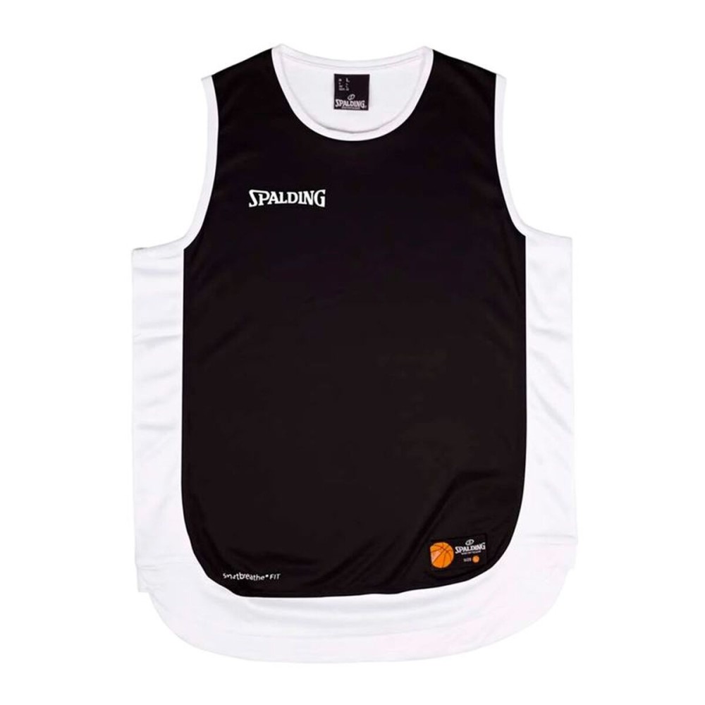 Tricou de baschet Spalding Hustle Tank Alb Negru