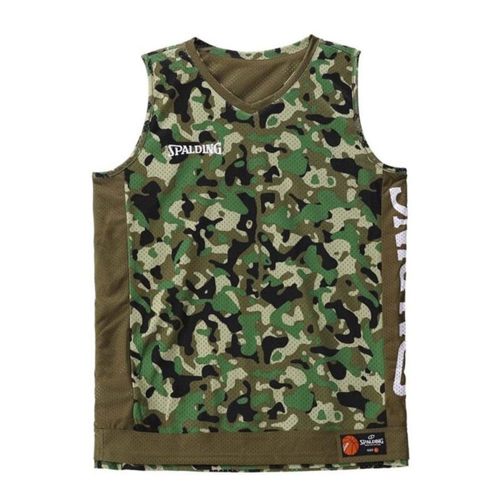 Tricou de baschet Spalding Spalding Reversible Verde