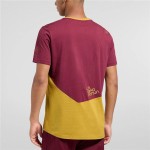 Tricou cu Mânecă Scurtă Bărbați La Sportiva Dude Auriu*