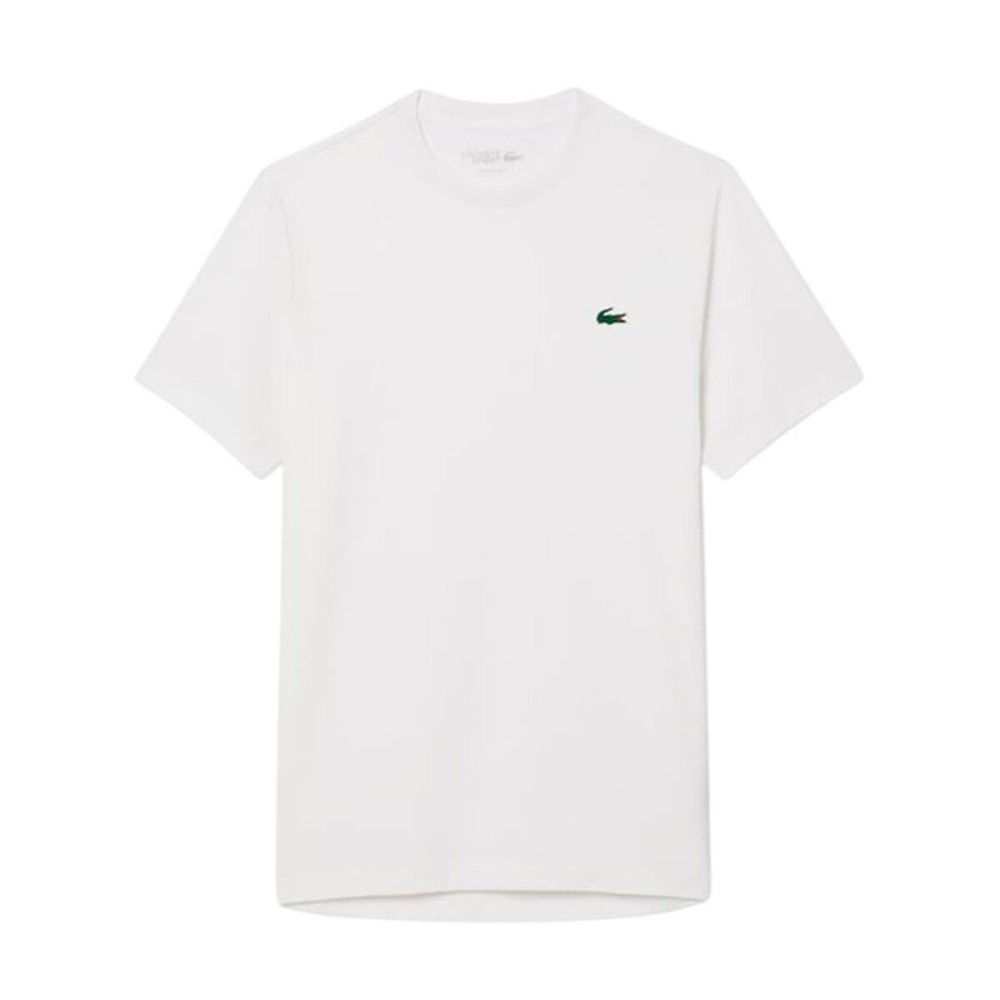 Tricou cu Mânecă Scurtă Bărbați Lacoste Core Performance Alb