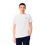 Tricou cu Mânecă Scurtă Bărbați Lacoste Core Performance Alb