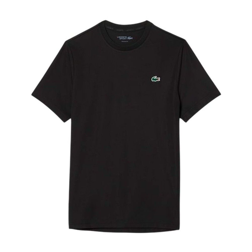 Tricou cu Mânecă Scurtă Bărbați Lacoste Core Performance Negru
