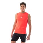 Tricou de Bărbați fără Mâneci Compressport Trail Racing Somon