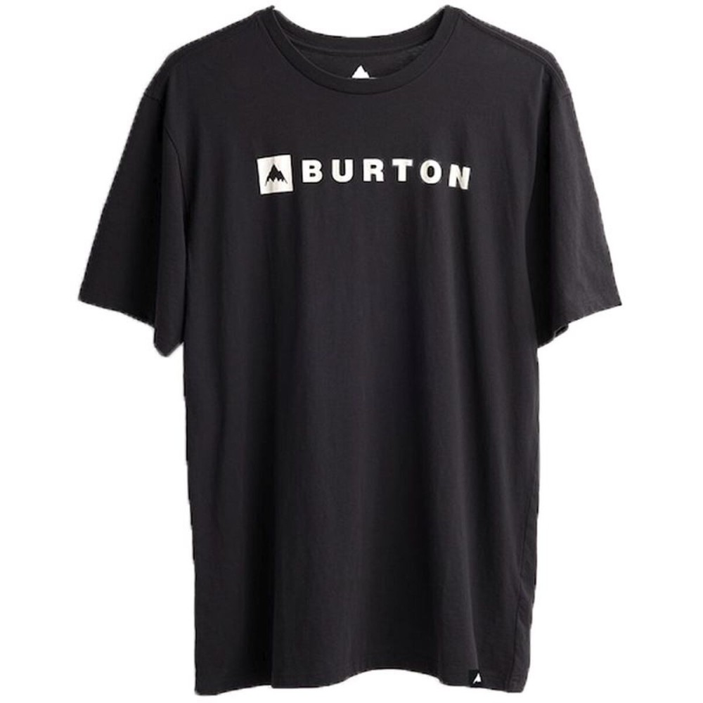 Tricou cu Mânecă Scurtă Bărbați Burton Horizontal Mountain Negru