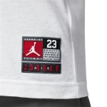 Tricou cu Mânecă Scurtă pentru Copii Jordan Practice Flight Alb