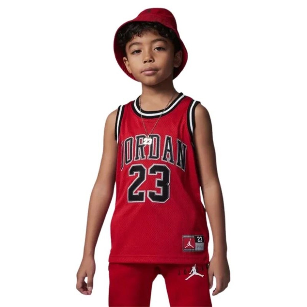 Tricou cu Bretele Copii Jordan Jordan 23 Jersey Roșu