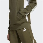 Hanorac cu Glugă Copii Adidas Cb Fl Hd Verde inchis