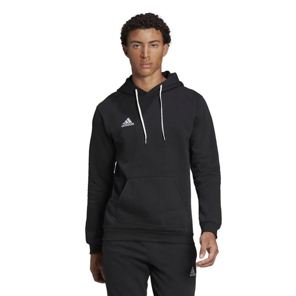Hanorac cu Glugă Bărbați Adidas Ent22 Hoody Negru
