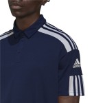 Tricou Polo cu Mânecă Scurtă Bărbați Adidas Sq21 Albastru închis