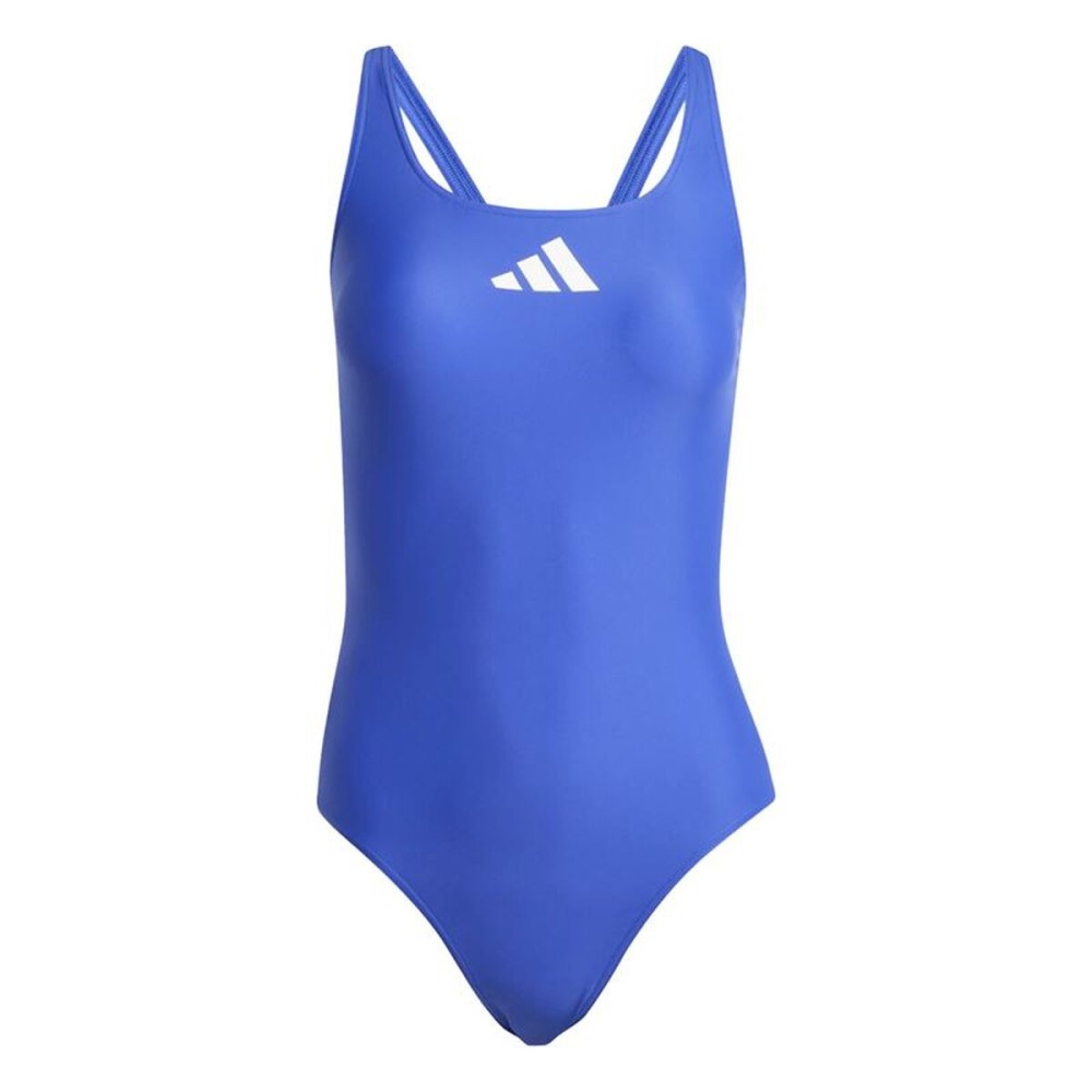 Costum de Baie Femei Adidas 3 Bars Suit Albastru