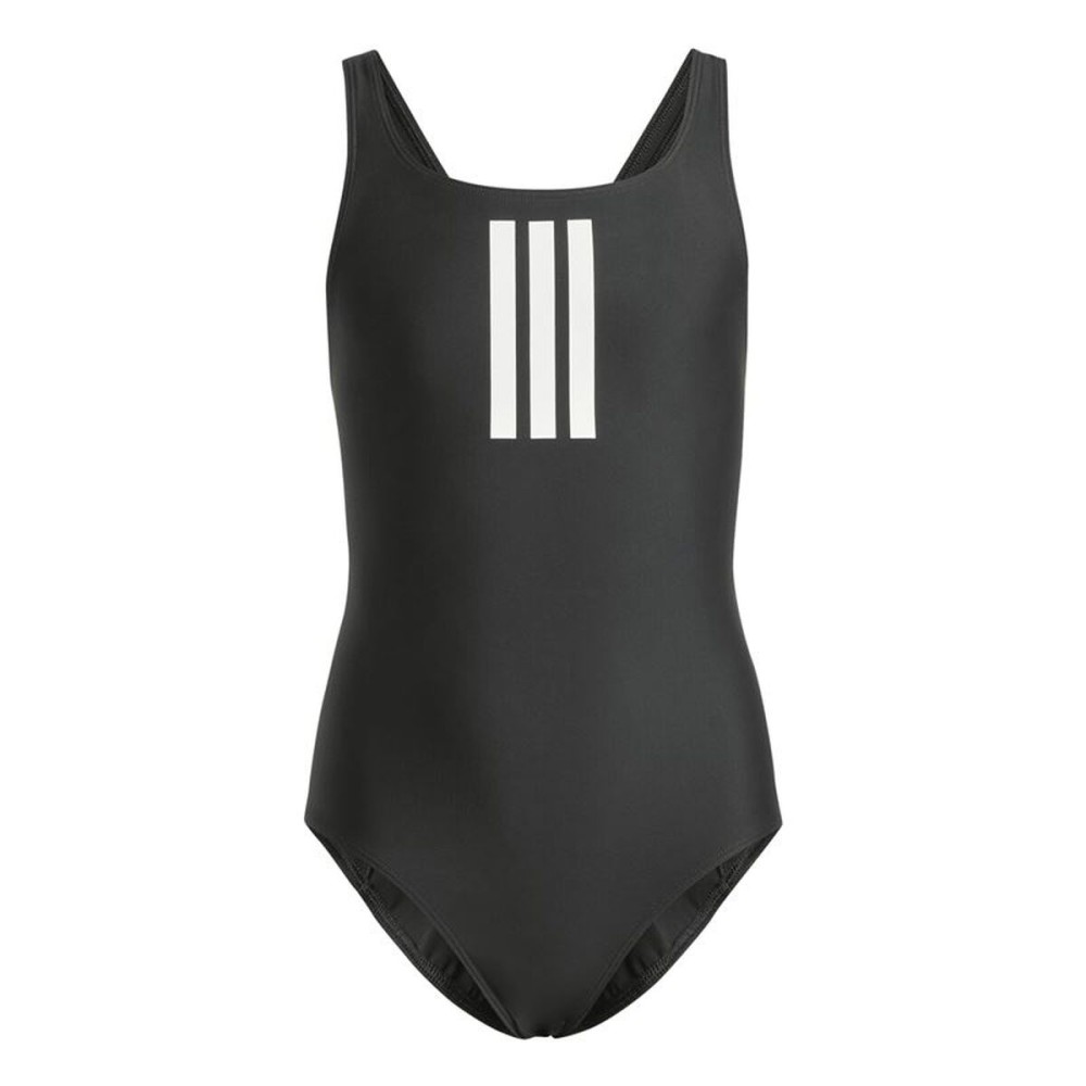 Costum de Baie Fete Adidas 3 Bandas Mid Suit Gy Negru