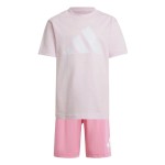 Set Sport pentru Copii Adidas LK Big Logo Roz 2 Piese