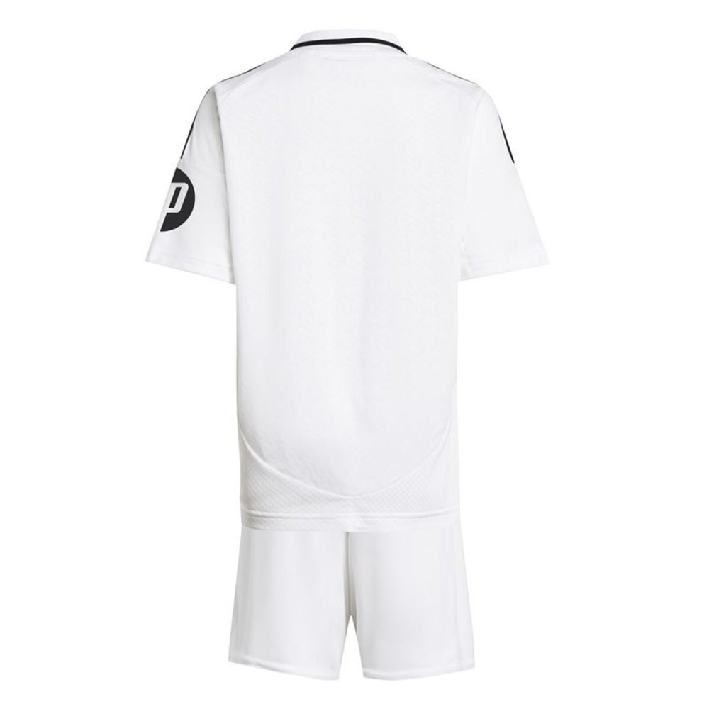 Set Echipament de Fotbal pentru Copii Adidas Real Madrid 24/25 Home Alb