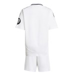 Set Echipament de Fotbal pentru Copii Adidas Real Madrid 24/25 Home Alb
